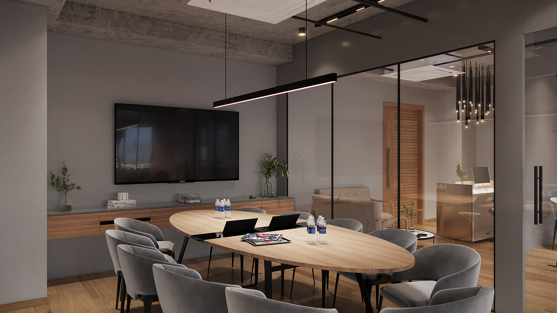 3d Architectural visualization of Office Space – Archizone Studio